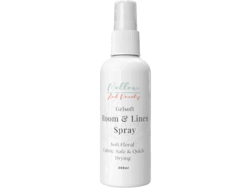 Room & Linen Spray – Gelsoft Scent Fabric-Safe & Quick-Drying | Mellow and Peachy