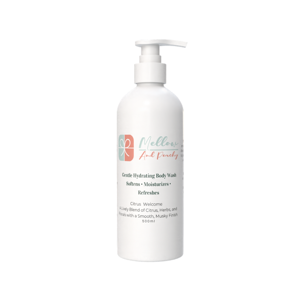 Mellow & Peachy Citrus Welcome Gentle Hydrating Body Wash 500ml