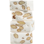 1701 almond honey nougat pieces close‑up