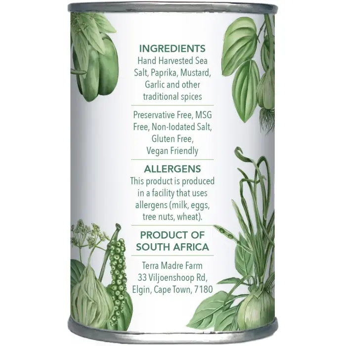 Terra Madre South African Seasoning packaging close‑up
