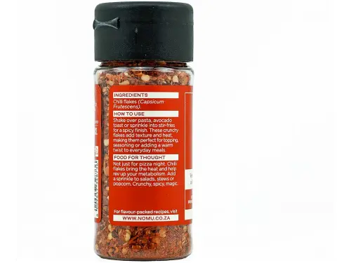 NOMU Chilli Flakes spice bottle