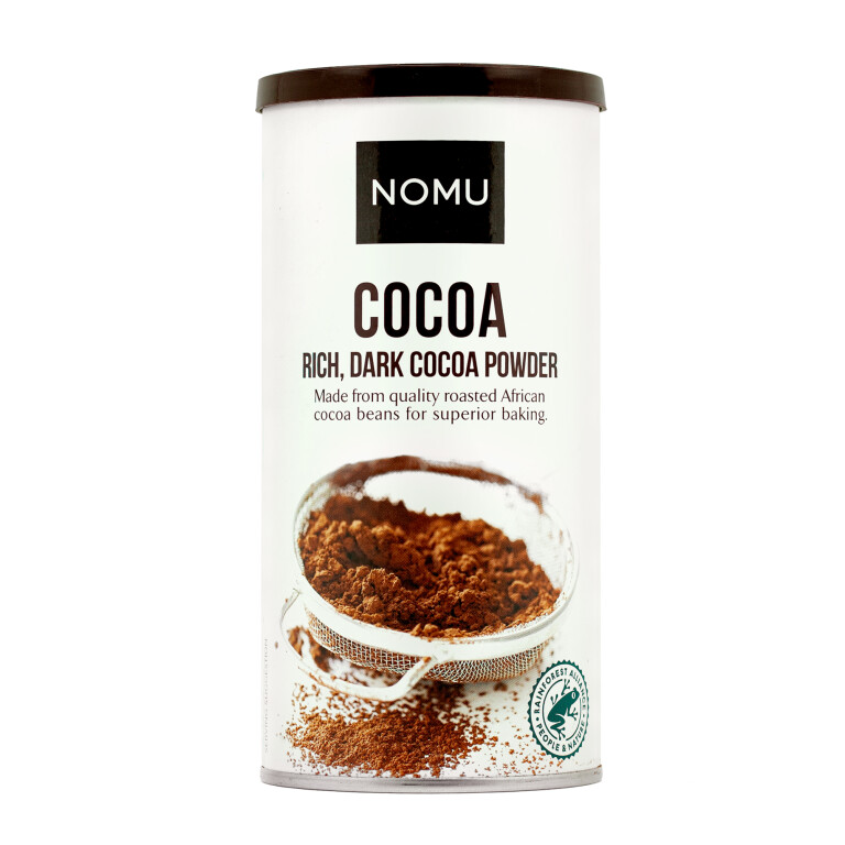 NOMU Cocoa Powder packaging front view
