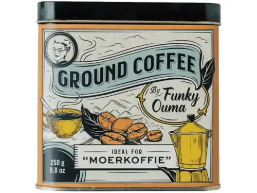 Funky Ouma Ground Coffee Tin 250g