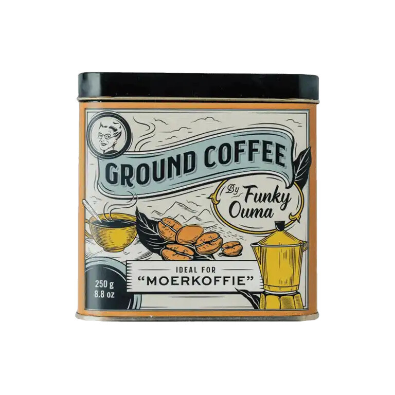 Funky Ouma Ground Coffee Tin 250g