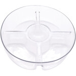 Consol Genoa Glass Serving Bowl – 3‑Section or 5‑Section Entertaining Dish