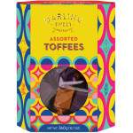 - Darling Sweet 360g Assorted Toffees box - Assorted handcrafted toffees by Darling Sweet - Darling Sweet premium toffee assortment - Six‑flavour toffee selection 360g - Darling Sweet confectionery assortment If you'd like a second version with a slightly different tone, a more concise layout, or a variant optimised for mobile readability, I can prepare that next.