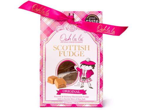 Ooh La La Artisan Confectionery Scottish Fudge Original 12pc packaging