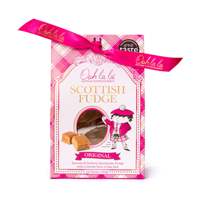 Ooh La La Artisan Confectionery Scottish Fudge Original 12pc packaging