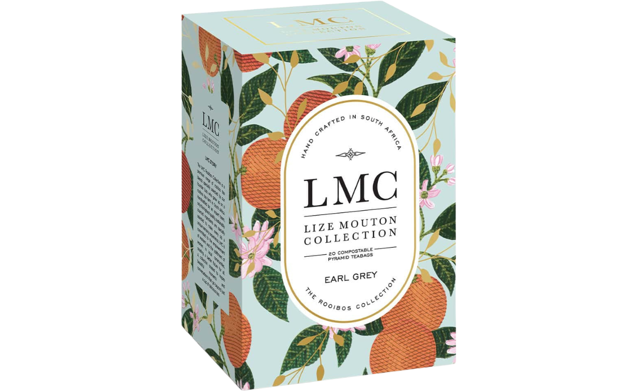 LMC Earl Grey Rooibos tea box front view