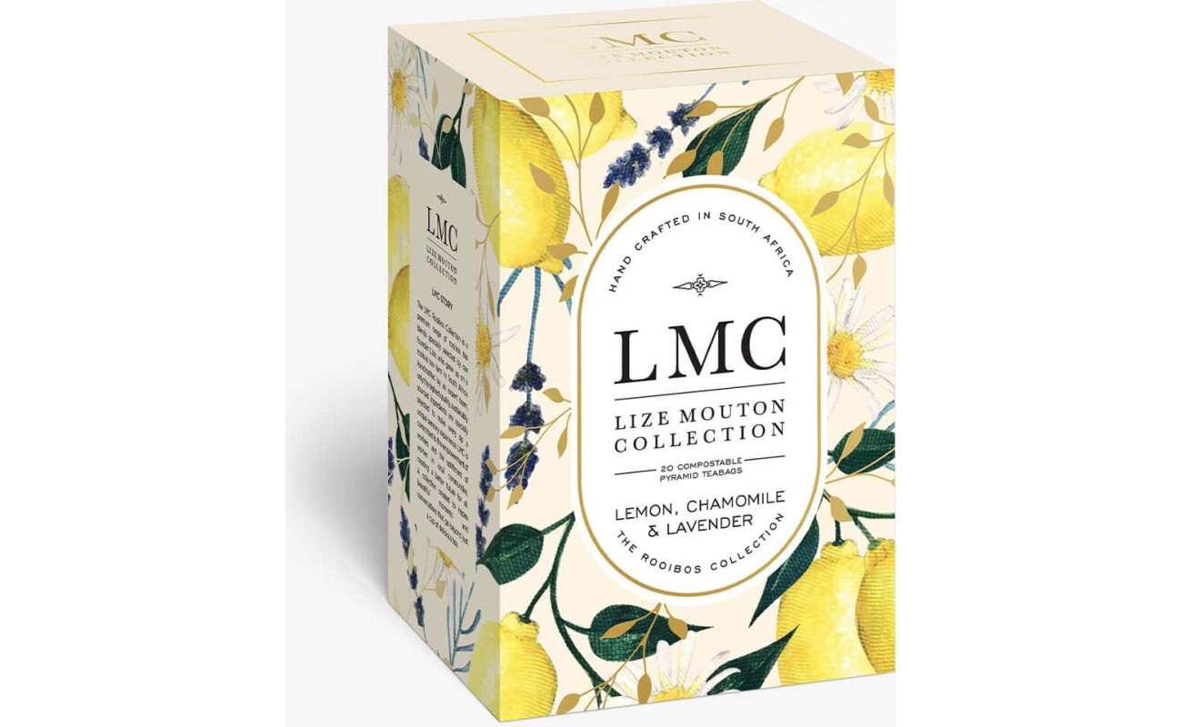 LMC Lemon Chamomile Lavender Tea box