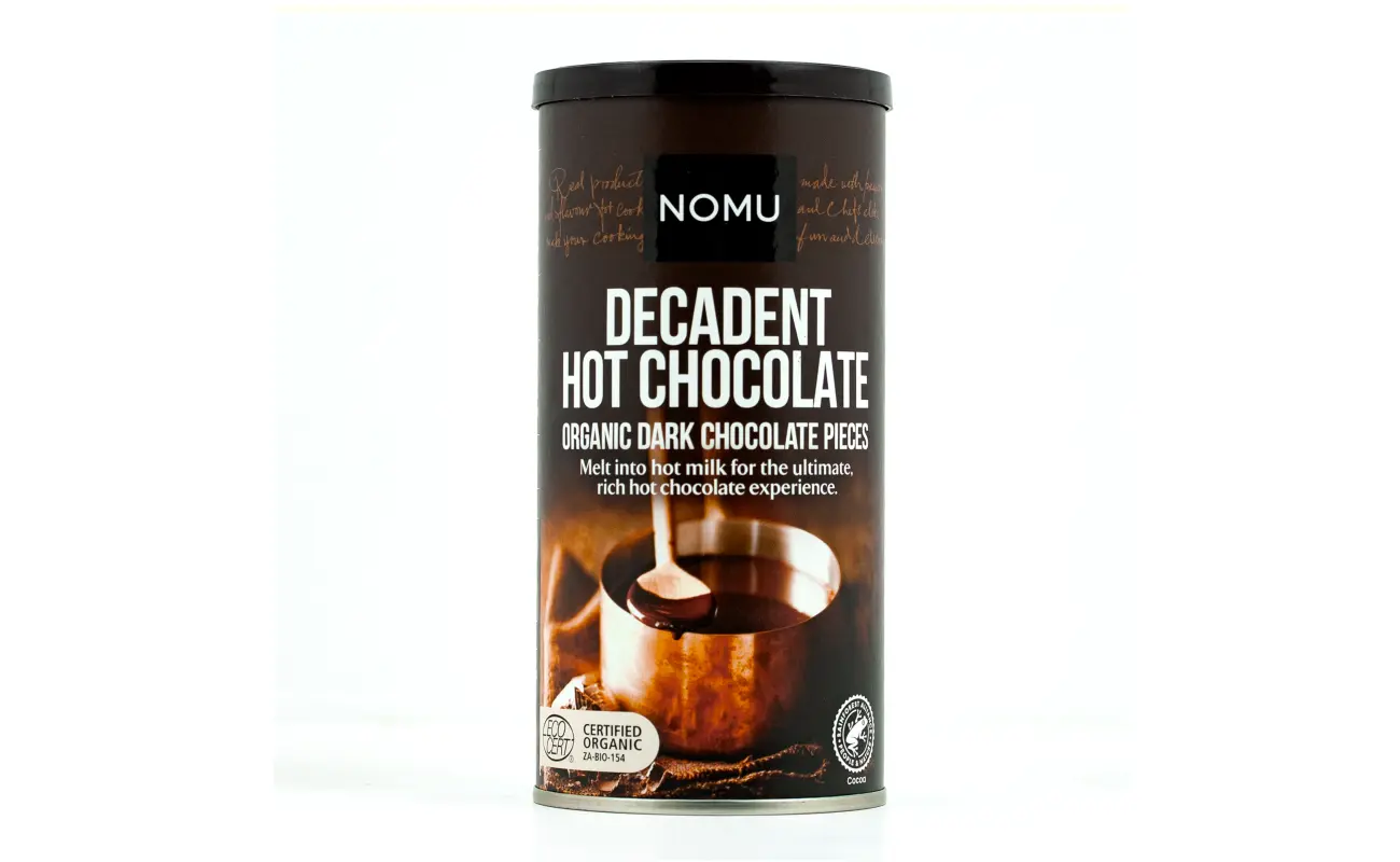 NOMU Decadent Hot Chocolate 250g Tube