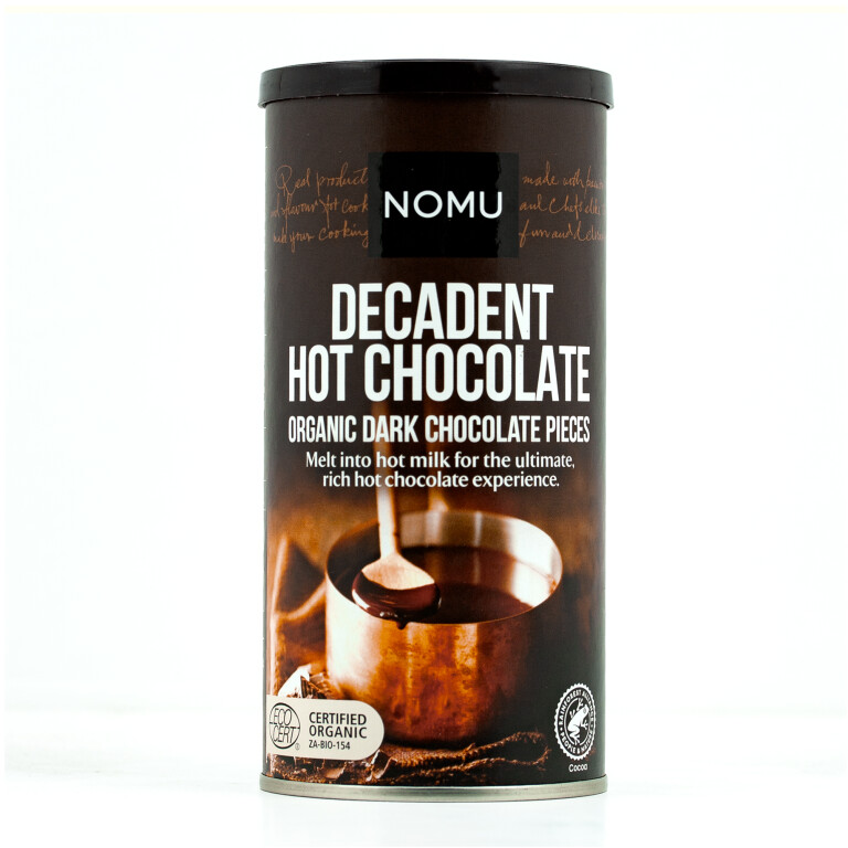 NOMU Decadent Hot Chocolate 250g Tube