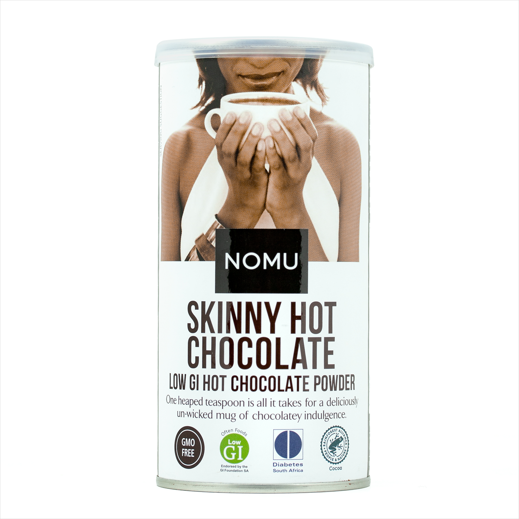 Nomu Skinny Hot Chocolate-Skinny-2 NOMU Skinny Hot Chocolate 200g Tube