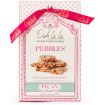 Ooh La La Artisan Confectionery Pecan Pebbles in White Chocolate 150g packaging