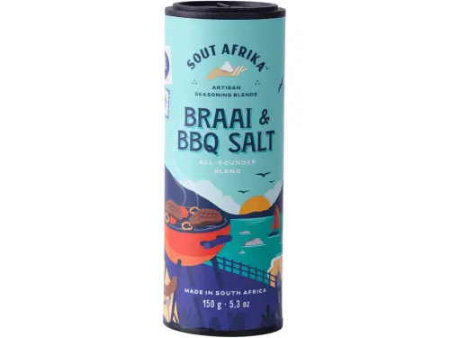 Sout Afrika Braai and BBQ Salt 150g bottle