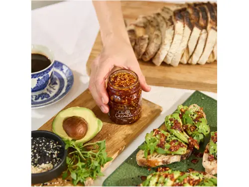 Delish Sisters Chilli Crunch spicy condiment