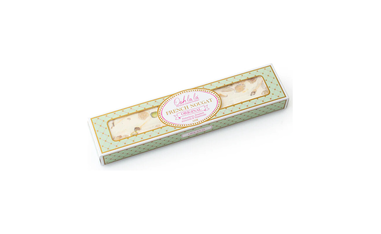 Ooh La La Artisan Confectionery Original Nougat 100g packaging