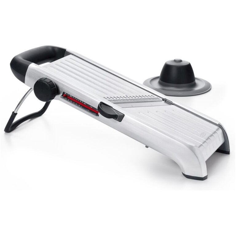 - OXO Stainless Steel Chef Mandoline 2.0 front view