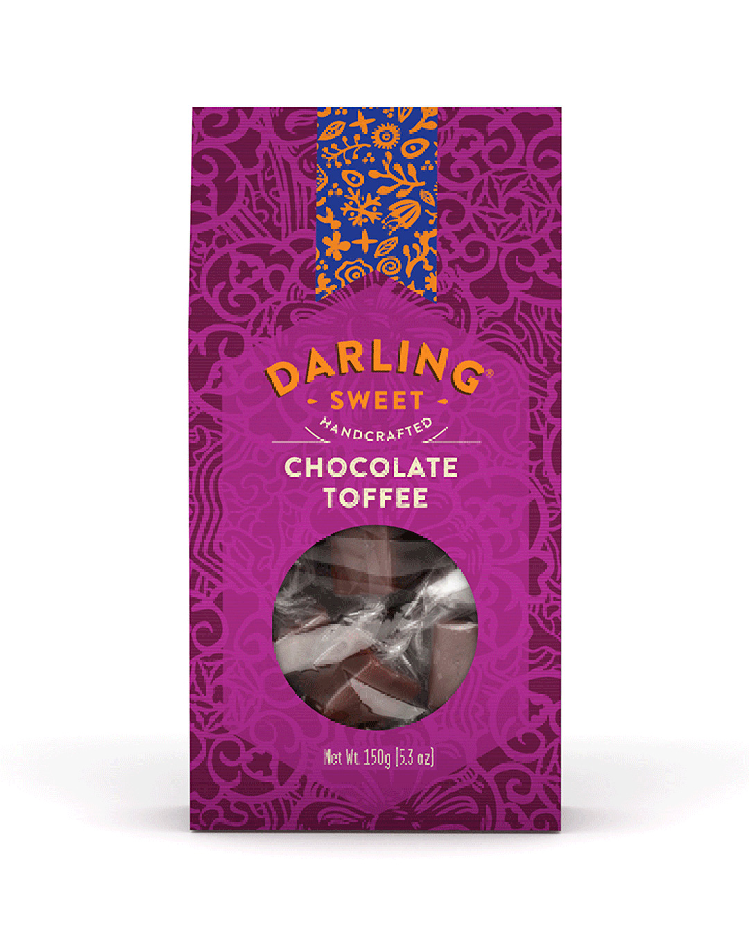 150g-Chocolate-Flavoured-Toffee-1-80-1 Darling Sweet Chocolate Flavoured Toffee 150g packaging