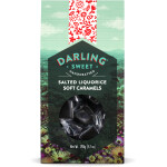 Darling Sweet Salted Liquorice Soft Caramels 150g packaging