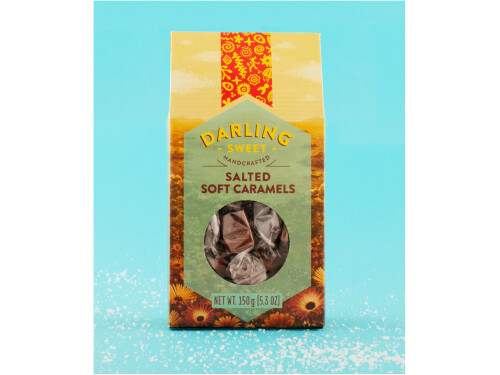 Darling Sweet Salted Soft Caramels 150g packaging