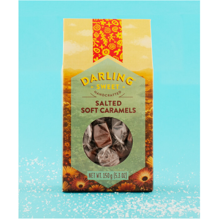Darling Sweet Salted Soft Caramels 150g packaging