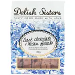 - Delish Sisters Dark Chocolate & Pecan Biscotti hand‑sliced fingers - Twice‑baked biscotti with dark chocolate and pecans - Close‑up of crisp chocolate and pecan biscotti - Italian‑style biscotti arranged for serving If you’d like, I can continue with the next Delish Sisters product or prepare a batch‑ready CSV version for your catalogue.