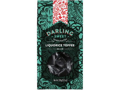 Darling Sweet Liquorice Toffee in packagin