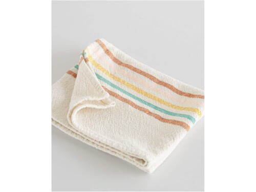 Barrydale Hand Weavers Medium Country Towel with Stripes on Ends