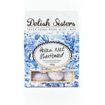 Delish Sisters Pecan Nut Shortbread dusted with icing sugar