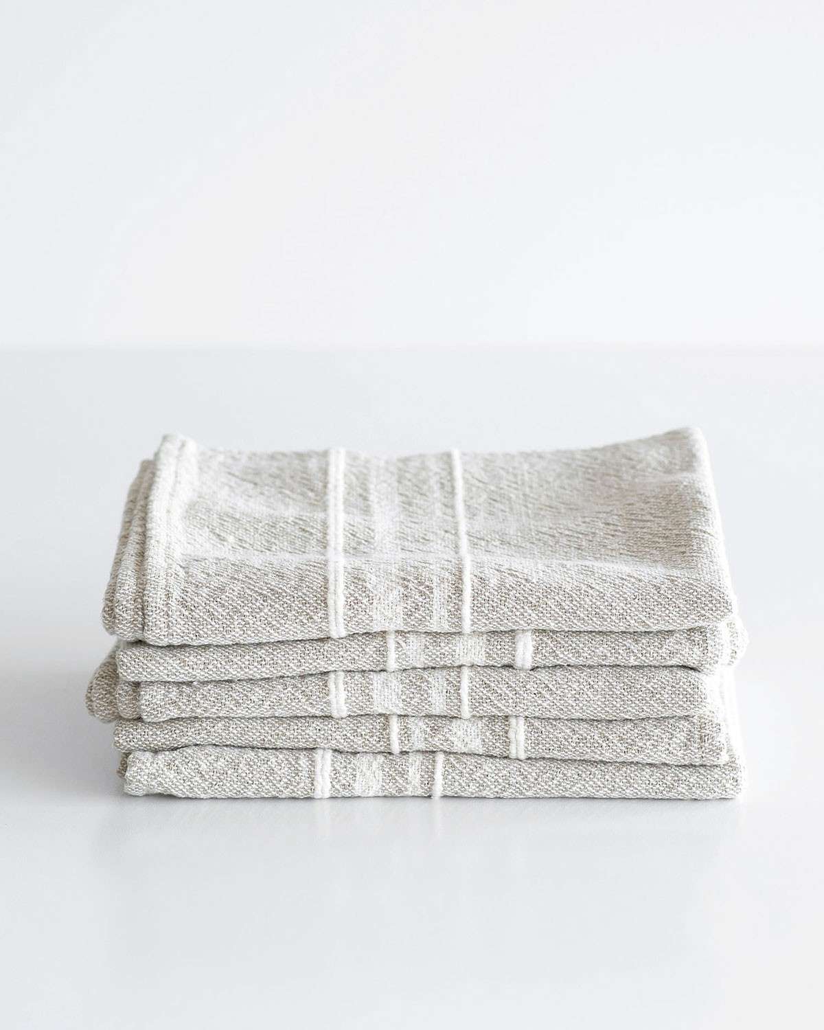 - Barrydale Hand Weavers Small Contemporary Towel with Variegated Stripes