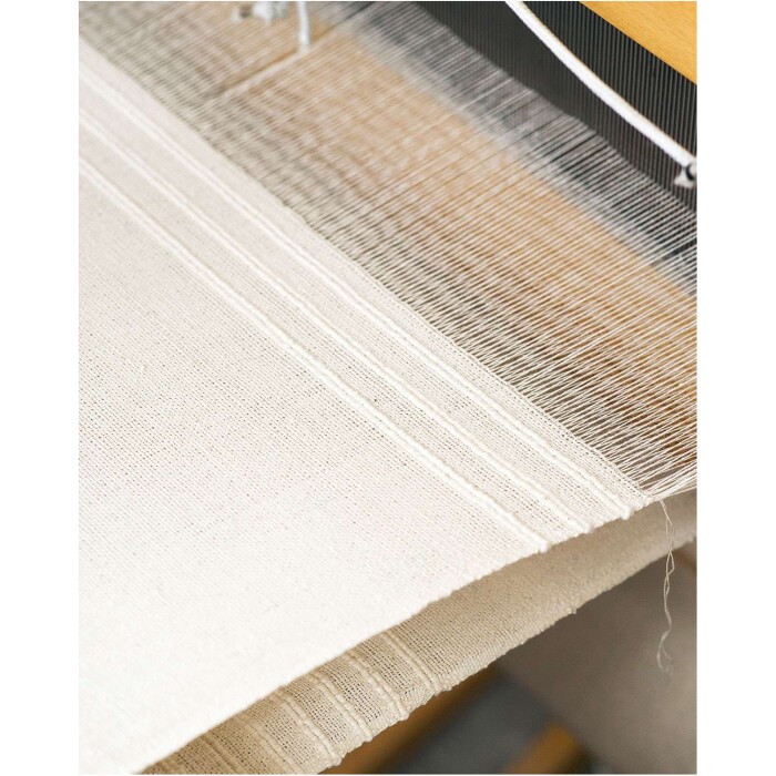 Barrydale Hand Weavers Small Country Towel with Variegated Stripes - Image 2