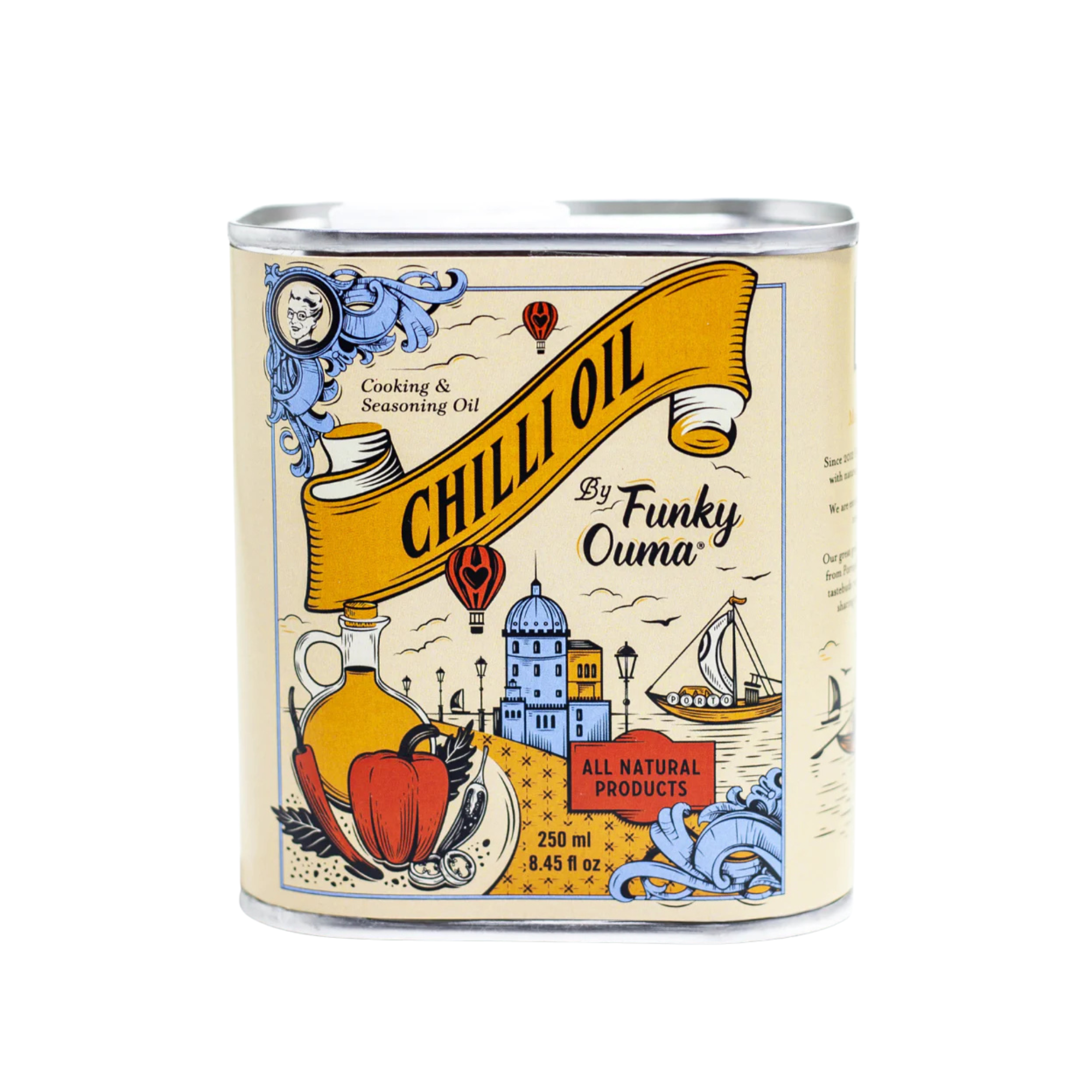 funky-ouma-chilli-oil Funky Ouma Chilli Oil bottle front view