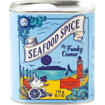 Funky Ouma Seafood Spice Tin 175g front view