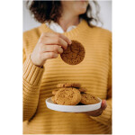 Close‑up of crunchy ginger biscuits