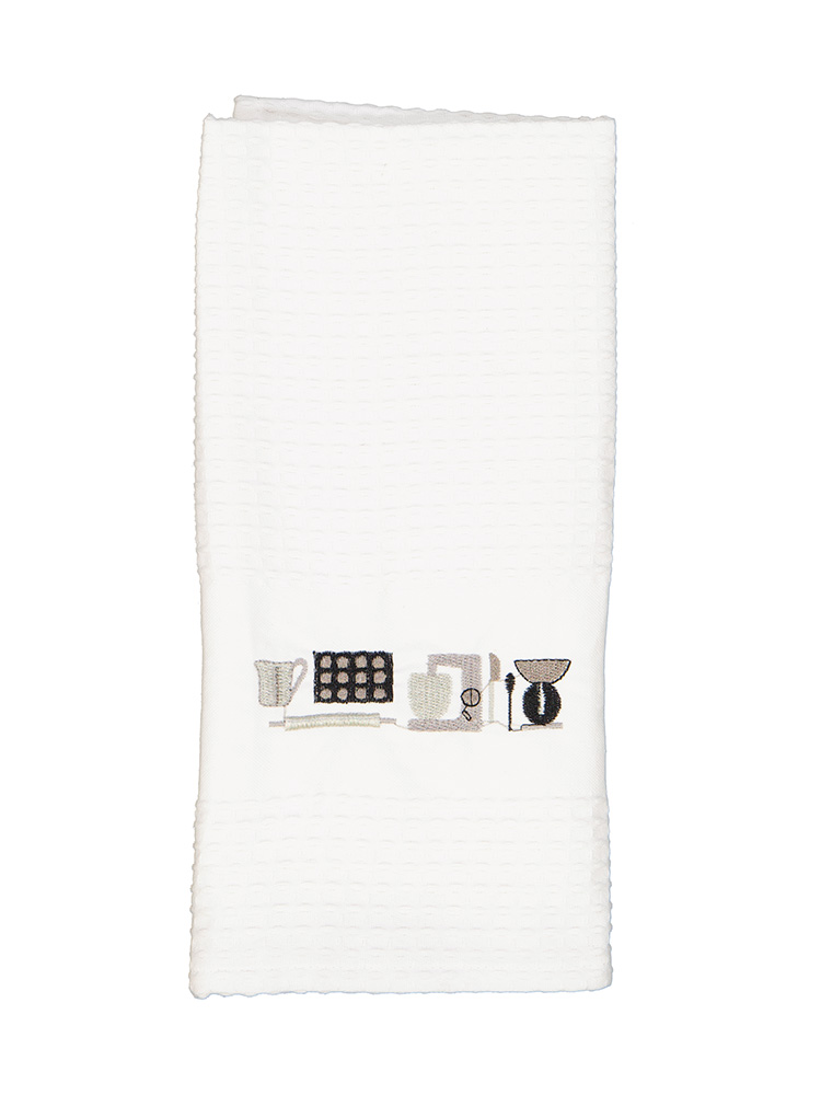 lhsa_teatowel_lets-bake Linen House tea towel in waffle cotton with embroidered design