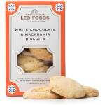 Leo Foods White Chocolate & Macadamia Biscuits 160g