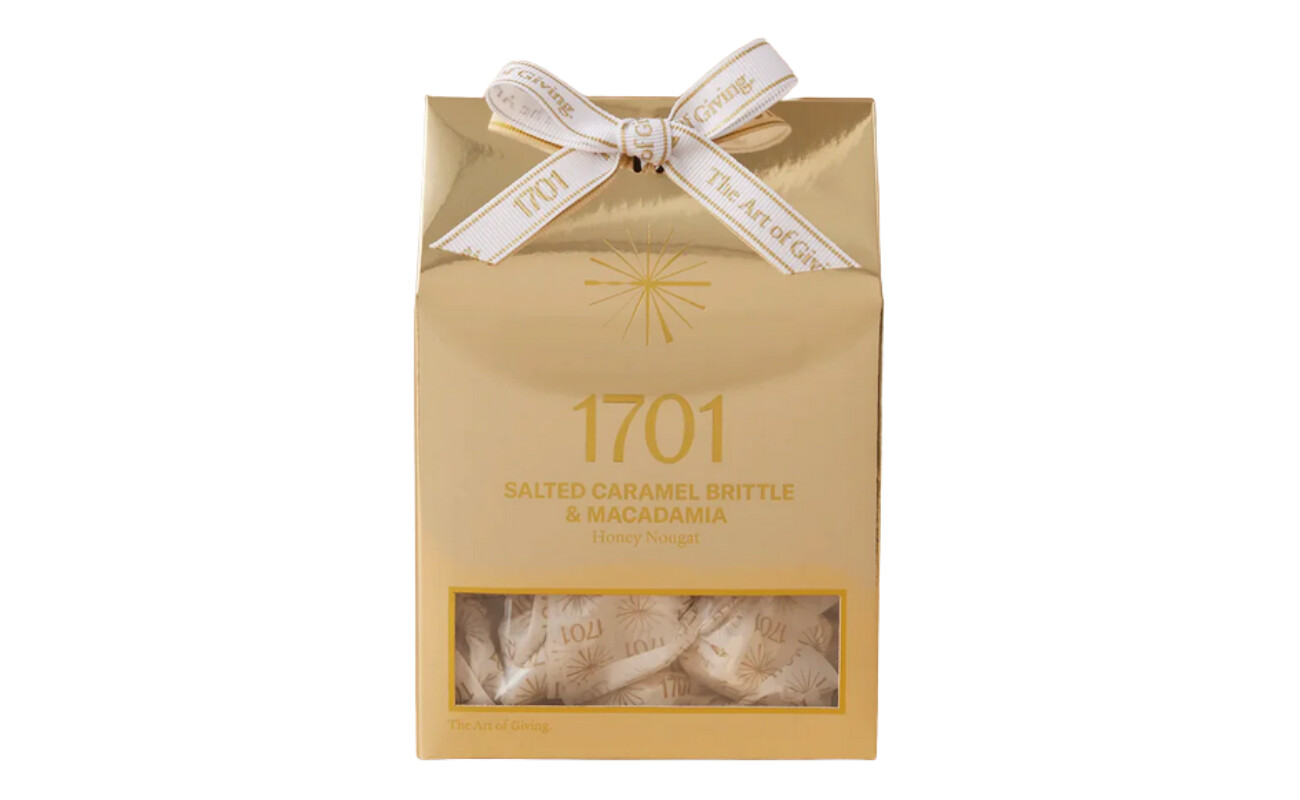 1701 Salted Caramel Brittle & Macadamia Honey Nougat Box