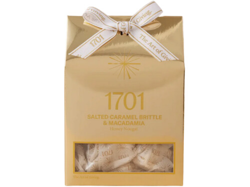 1701 Salted Caramel Brittle & Macadamia Honey Nougat Box