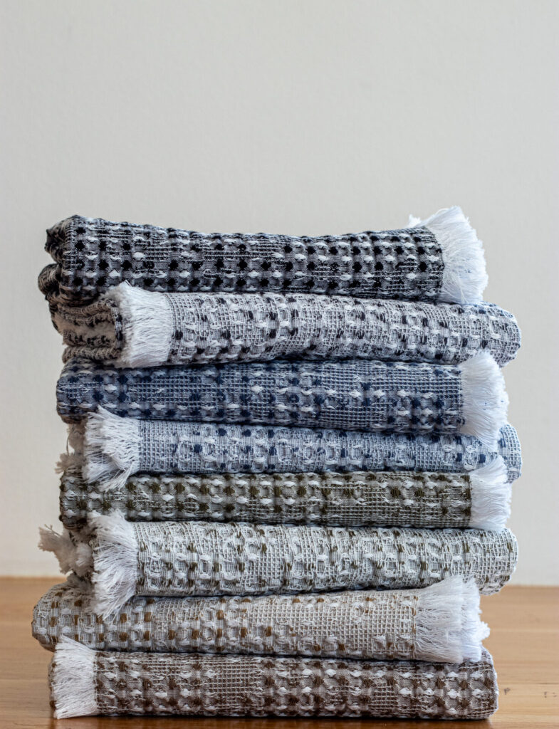 African Jacquard Melange Hand Towel in colour African Jacquard Melange Hand Towel – 100% Cotton - Image 1