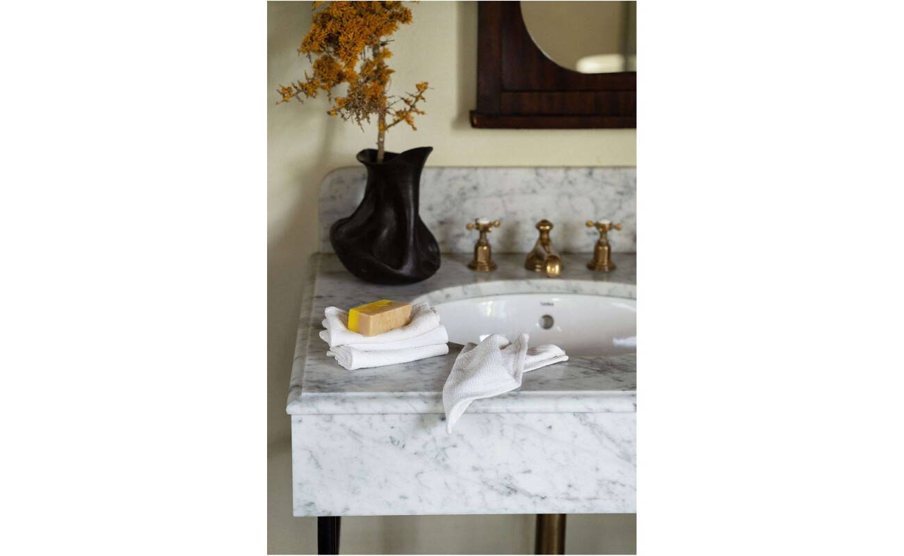 Textured cotton face cloths by Barrydale Hand Weavers