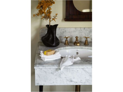 Textured cotton face cloths by Barrydale Hand Weavers