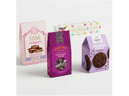 Chocolate Lover’s Crate with all items displayed