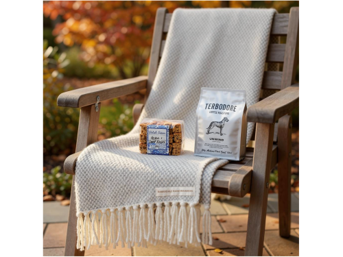 Barrydale Hand Weavers Thick Weave Blanket in grey