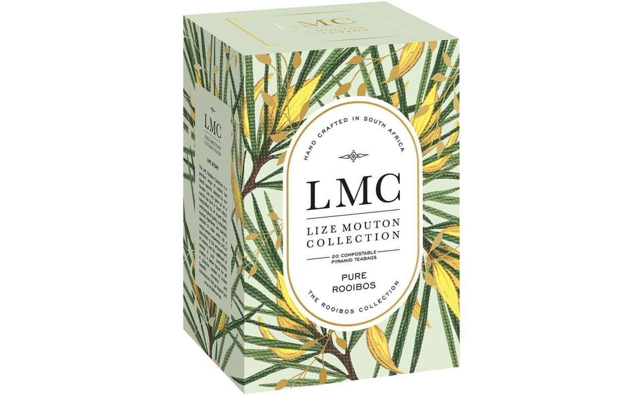 Lize Mouton Collection LMC Pure Rooibos 20 Teabags product box