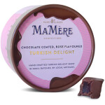 Ma Mère Confections Chocolate Coated Rose Turkish Delight 100g in packaging