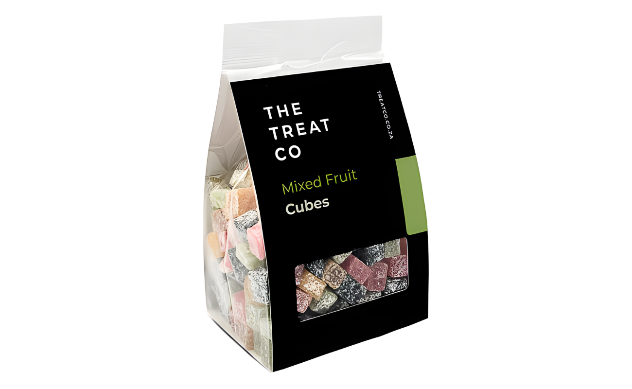 - The Treat Co. Mixed Fruit Cubes in packaging