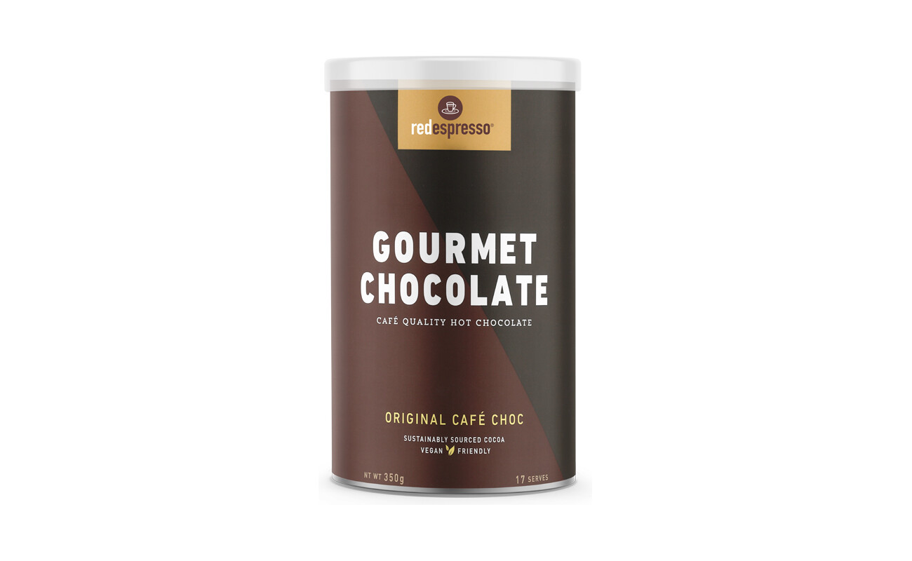 Redespresso Original Café Choc Gourmet Chocolate Powder Tin 350g front view
