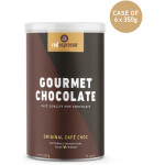 Redespresso Original Café Choc tin 350g lifestyle product shot 6-pack