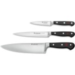 Wüsthof 3 pc. Knife Set with Chef’s, Utility, and Paring knives